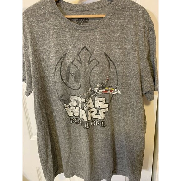 Star Wars Rogue One Men’s Sz‎ XL X Wing Rebel Gray - Picture 3 of 7